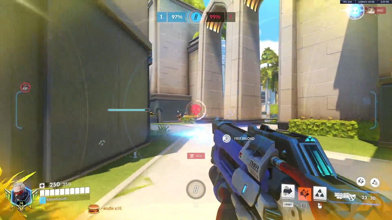 БЕЗУМНЫЙ трекинг Soldier: 76 от Dafran, геймплей в топ-500, 3-й сезон Overwatch