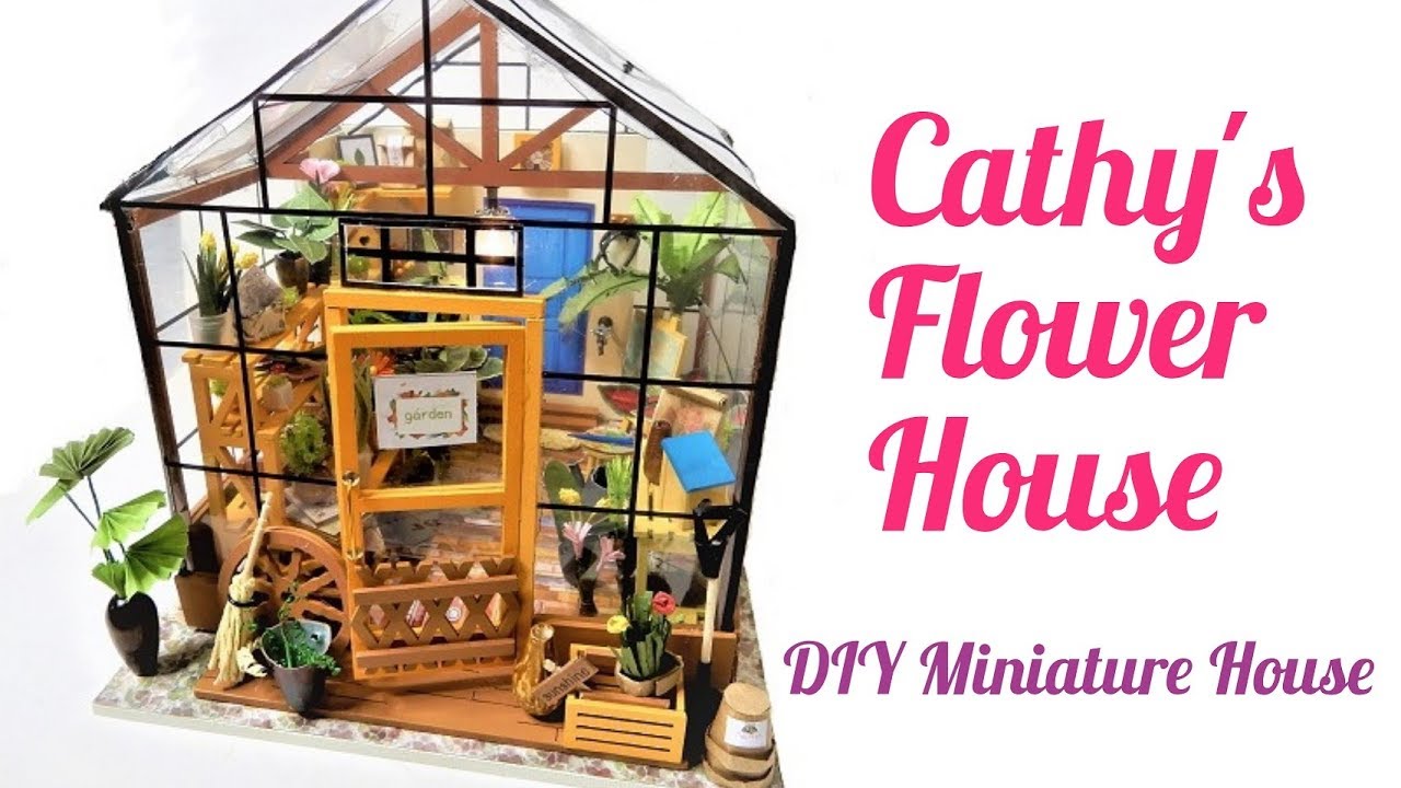 Rolife-DIY Cathy's Flower house Kit plus Giveaway(Closed)-Assembly