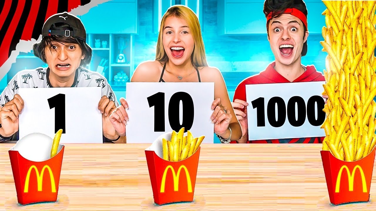 DESAFIO DAS 100 CAMADAS! O NÚMERO QUE VOCÊ SAIR, VOCÊ VAI COMER, PARTE 4! - Desafio