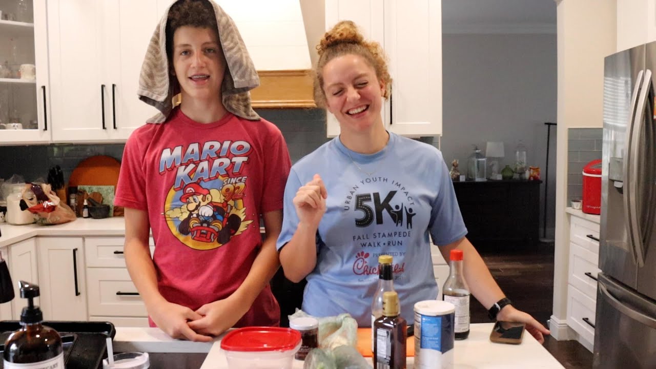 Making Tik Tok foods for each other