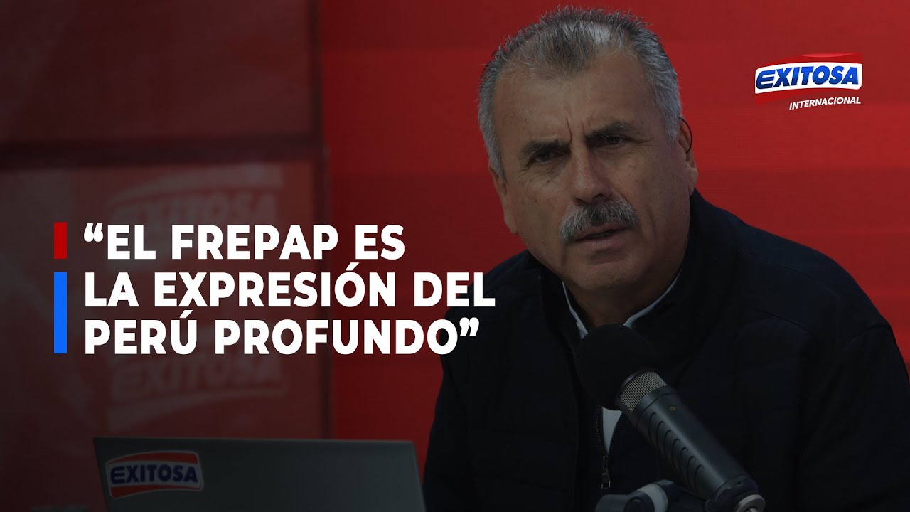 🔴🔵Nicolás Lúcar: El Frepap es la expresión del Perú profundo