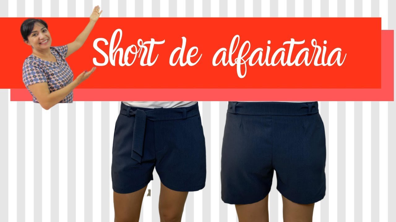SHORT ALFAIATARIA | CÓS COM PRESILHAS