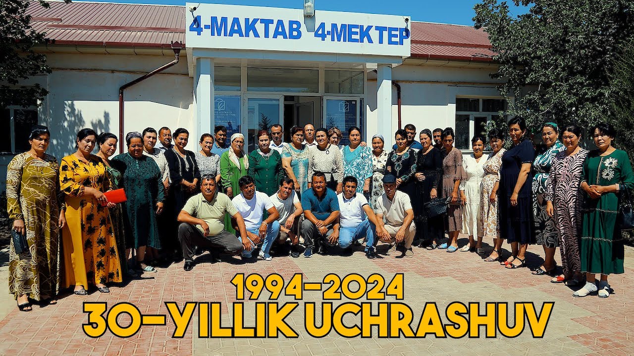 30-yillik uchrashuv (1994-2024)(4-maktab) Ellikqal`a tumani