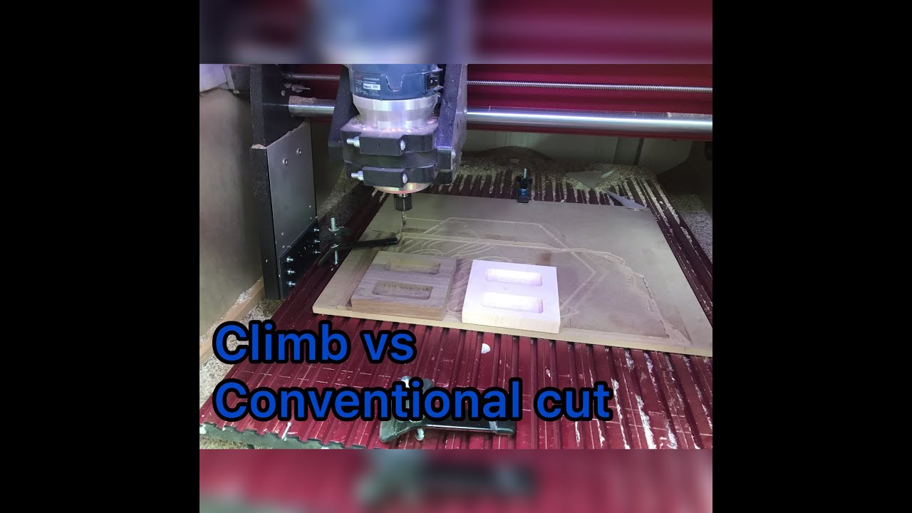 Climb vs Conventional Cut CNC Router