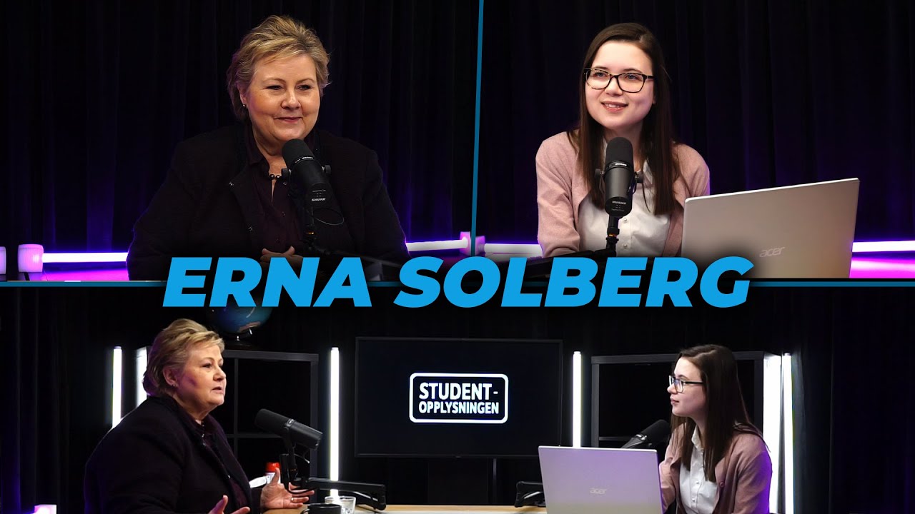 Fra student til statsminister - Erna Solberg om studietiden, karrieren og tipsene for å lykkes