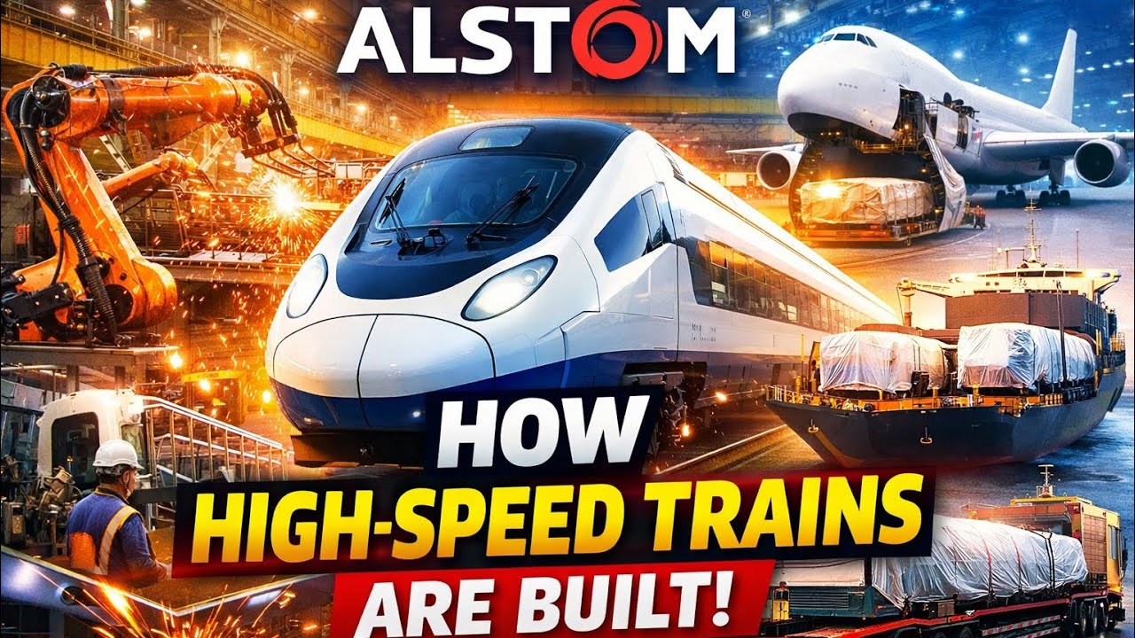 Inside Alstom Factory –How Europe’s Fastest High-Speed Trains Are Built | Full Manufacturing Process