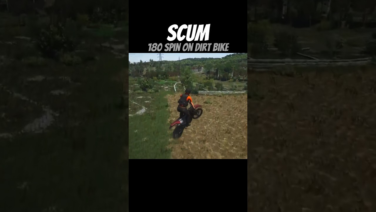 These dirt bikes are the best transportation I have ever tried in a survival game #scum #dirtbike