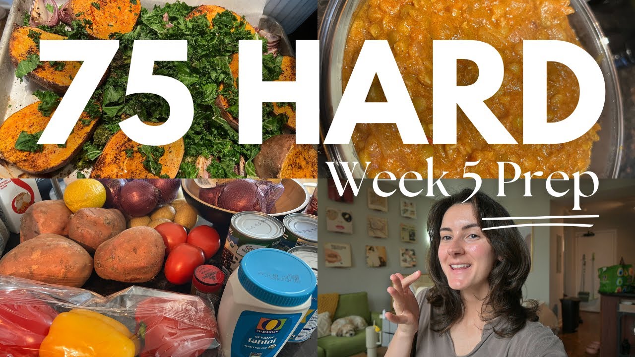 75 Hard Week 5 Vlog! | Meal Prep, Grocery Haul and 75 Hard Review