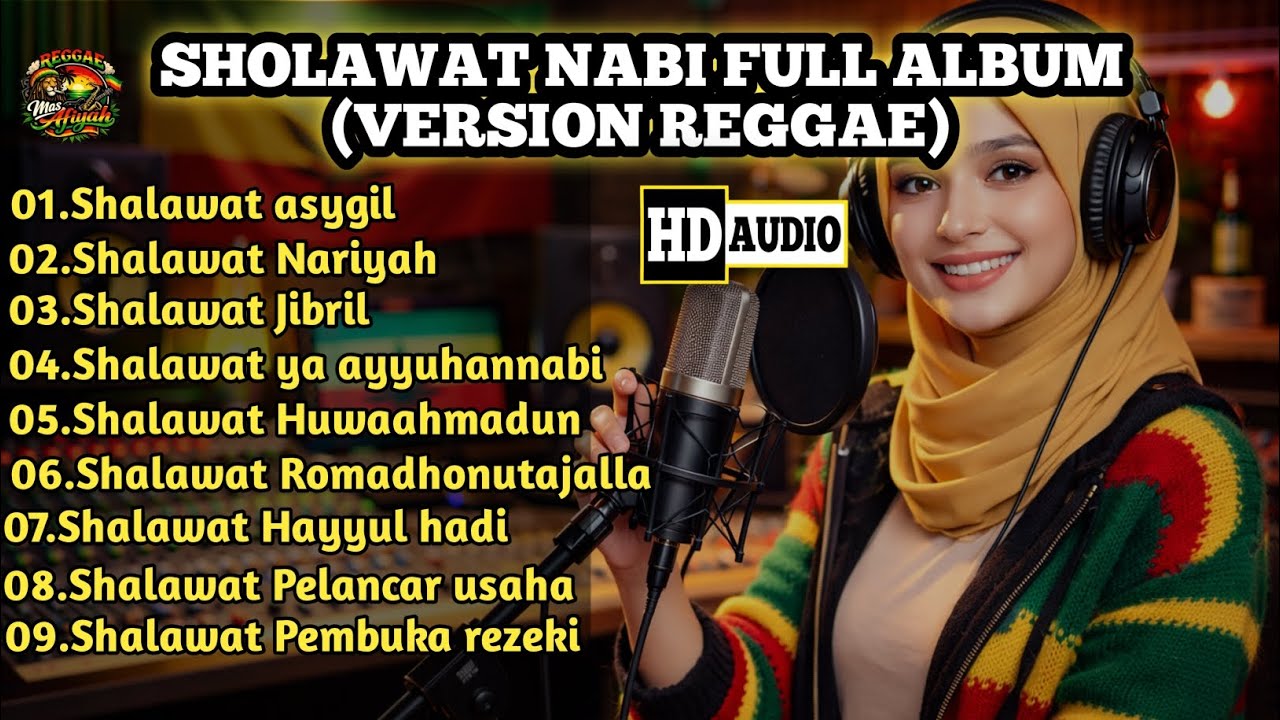 PALING ADEM! Sholawat Nabi Full Album Versi Reggae Terbaru 2026 - Penyejuk Hati (HD Audio)