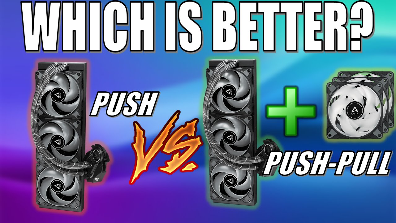 CPU Cooler Push vs Push-Pull Test on i7-13700K & Arctic Liquid Freezer ii 360 AIO