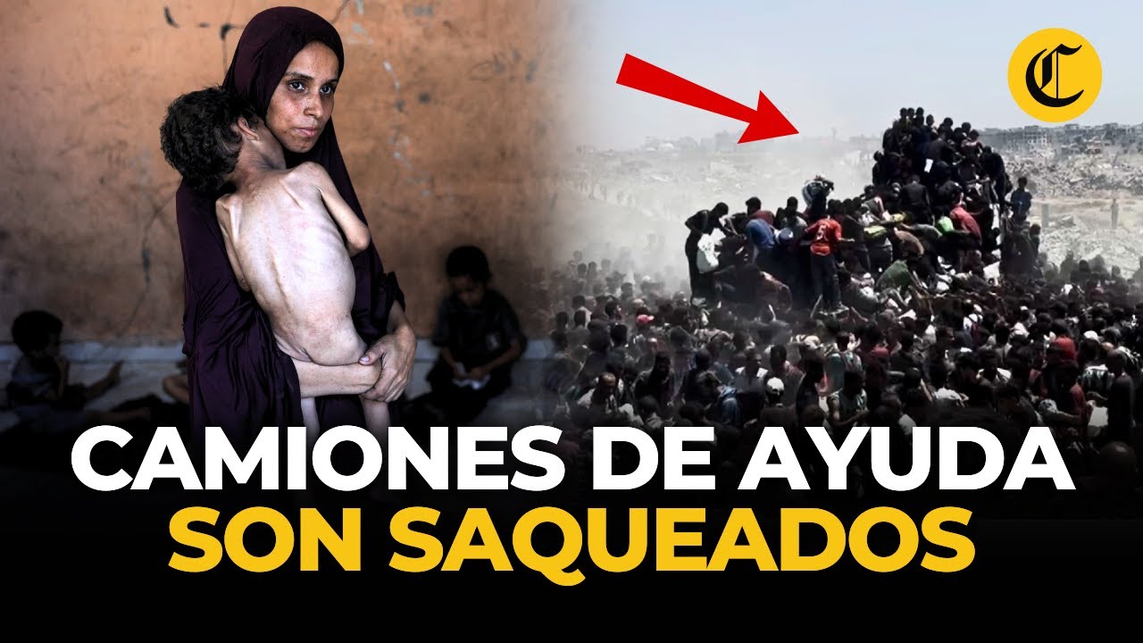 Con hambre y desesperación: palestinos asaltan camiones de ayuda | El Comercio