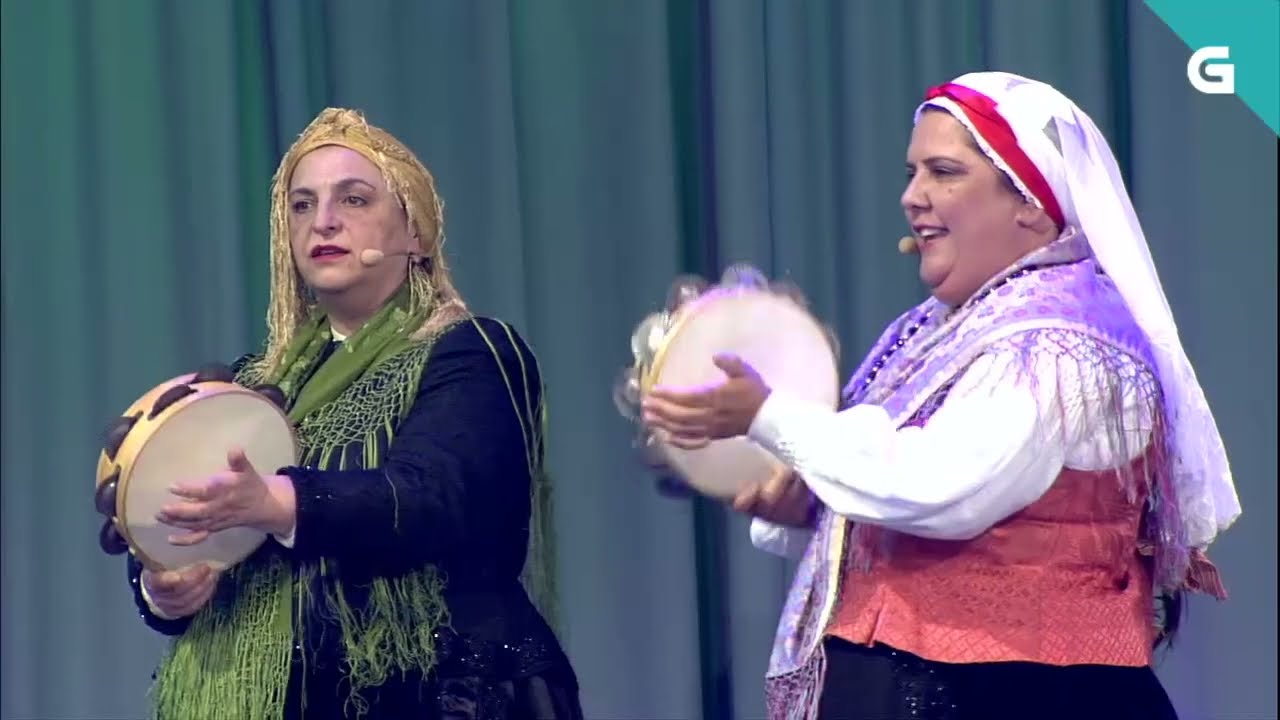 Asociación Folclórica Brincadeira en el programa Luar interpretando Xota de Seaia