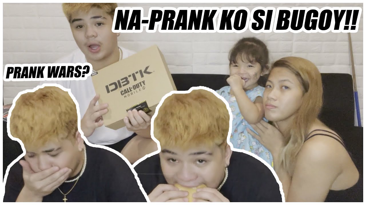 PRANK KO KAY BUGOY + @dontblamethekidsTV  x CALL OF DUTY MOBILE UNBOXING TSHIRT | BUGZ & EJ VLOG