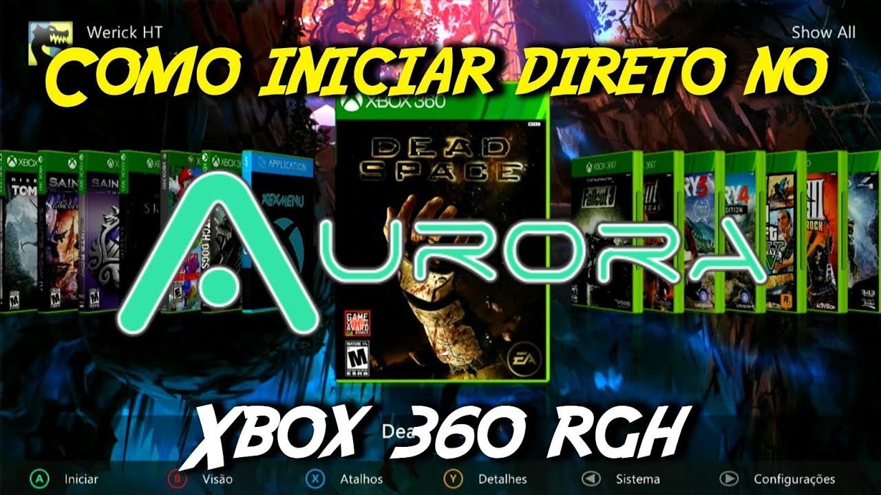 Como iniciar o Xbox 360 direto no Aurora - Tutorial