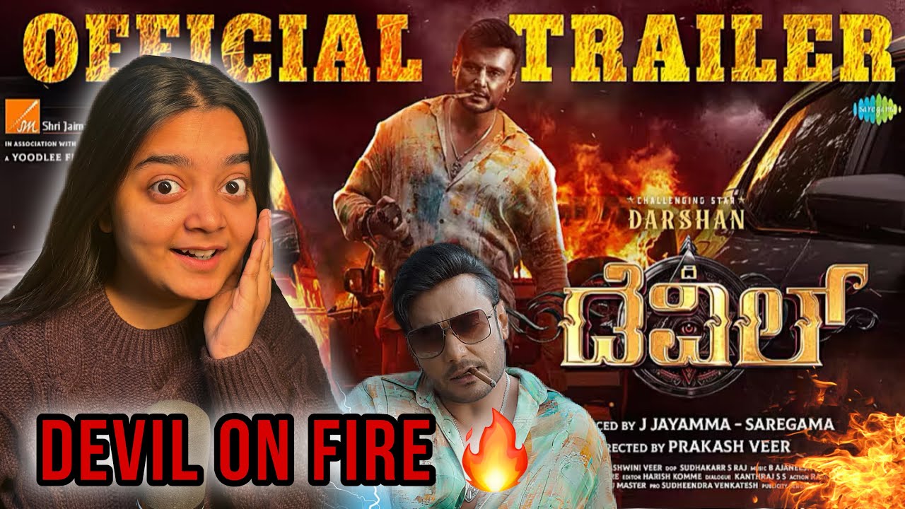 The Devil Trailer Reaction | Darshan | Rachana | Prakash Veer| B Ajaneesh Loknath