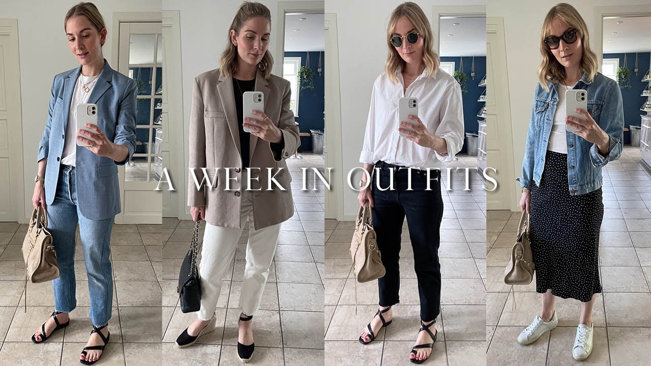 What I wore this week | Spring capsule outfits