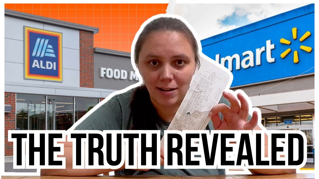 Is Aldi Really Cheaper?? | The Truth Revealed | Aldi vs Walmart | Price Comparison