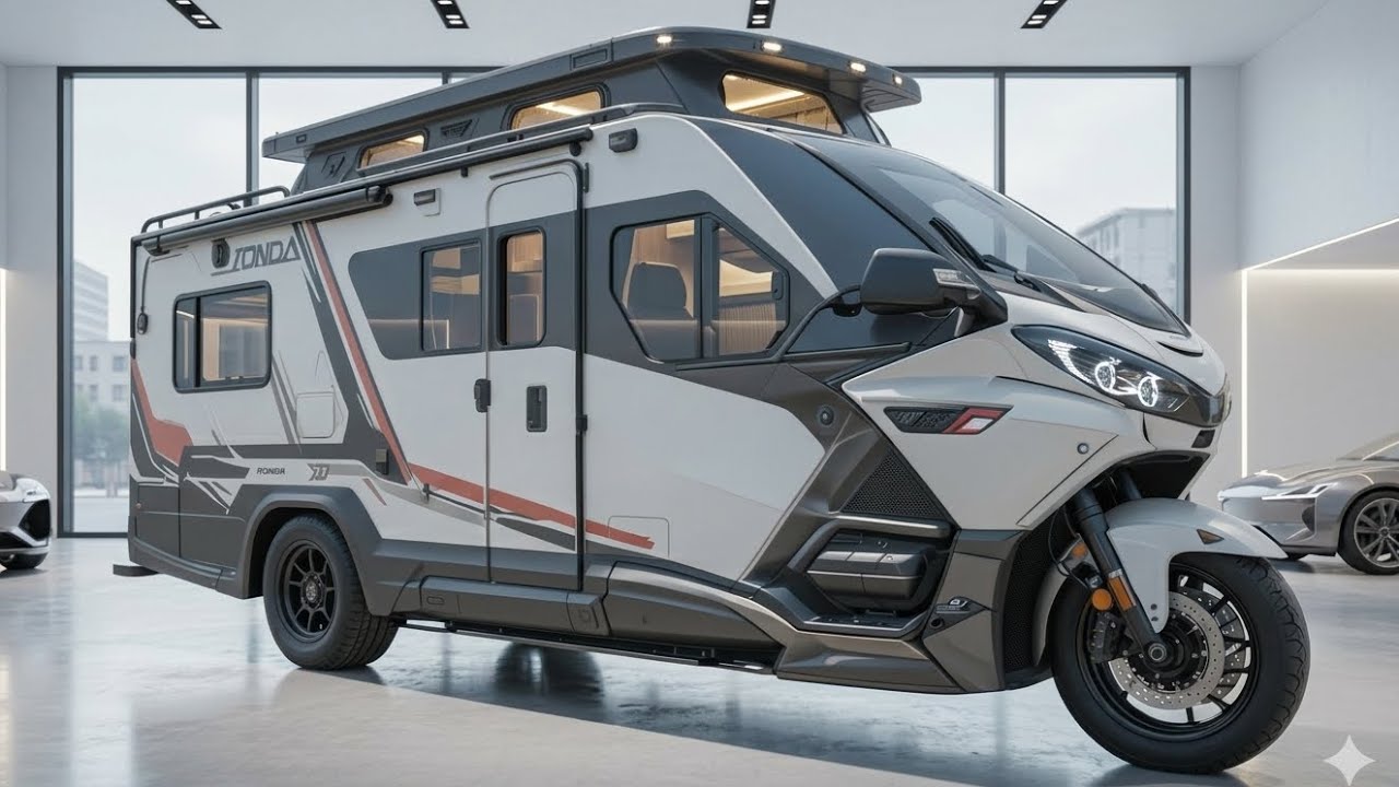Honda Gold Wing Camper 2026 – Роскошный кемпер для мотоцикла, в который вы не поверите!