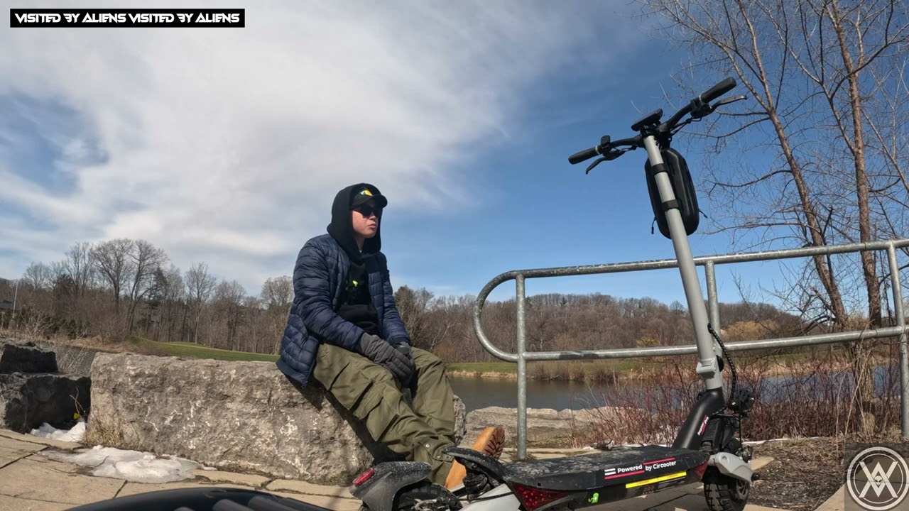 Views before going to work || Circooter Raptor Pro || VisitedByAliens
