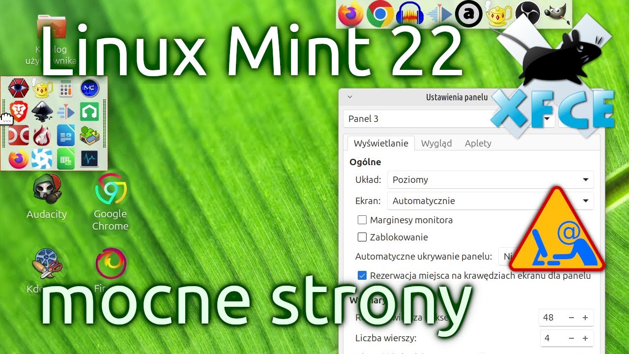Linux Mint 22 Xfce - mocne strony
