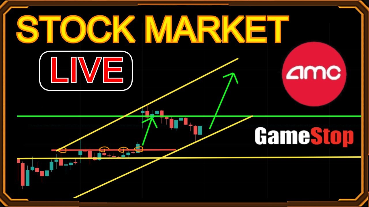 AMC & GME STOCK SQUEEZE LIVE! Friday Technical Analysis