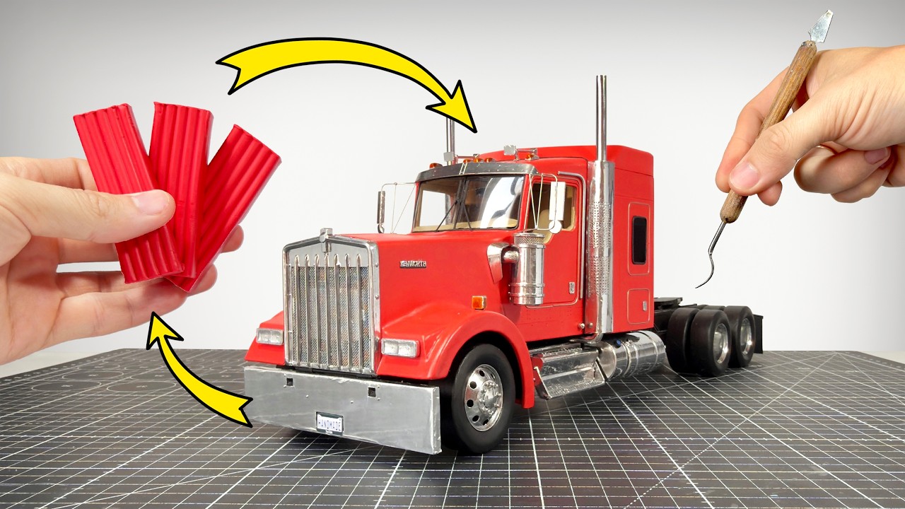 Zrobiłem ciężar&oacute;wkę z gliny! Kenworth W900