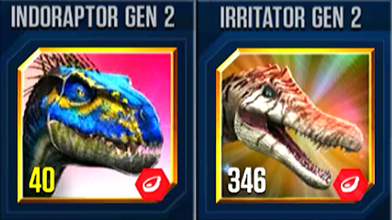 INDORAPTOR GEN 2 VS IRRITATOR GEN 2 | HT GAME