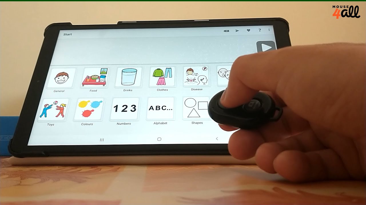 AAC Communication in Android using LetMeTalk and Mouse4all