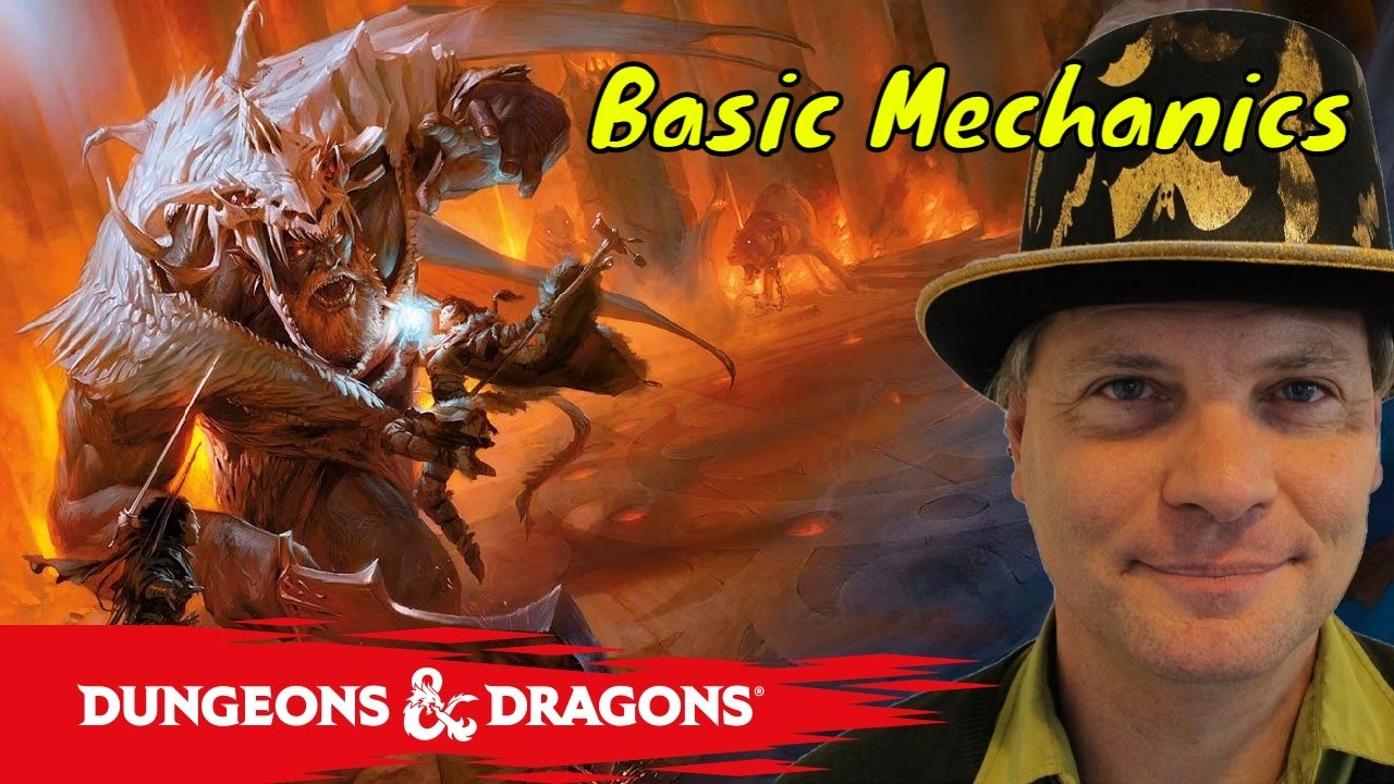 Basic Game Mechanics - Core Dungeons & Dragons 5E Rules #1 🔴#4k LIVE