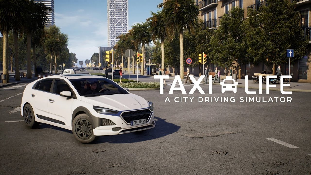 Taxi Life: A City Driving Simulator - driving school + first customer