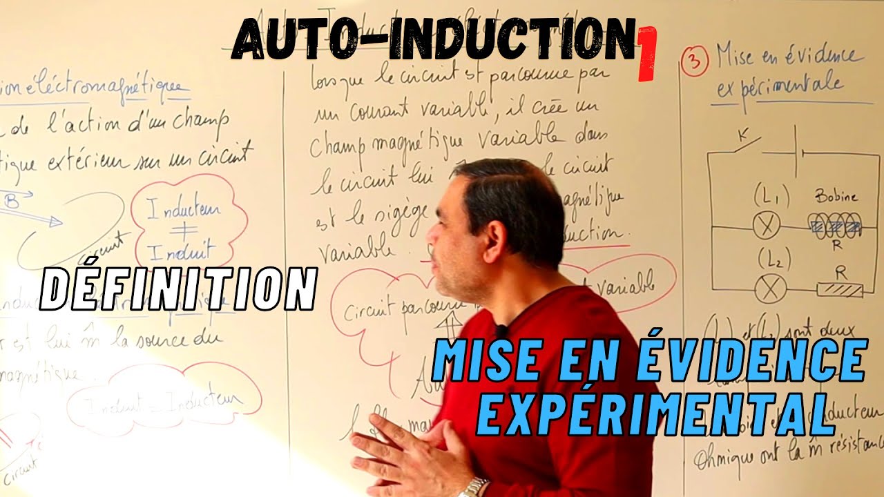 AUTO INDUCTION (1): Mise en évidence du phénomène d'auto-induction électromagnétique