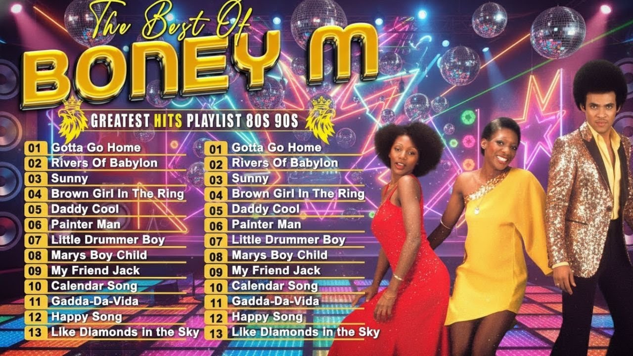 Boney M Greatest Hits 2025 💃 | Disco Legends 70s & 80s Playlist 🎶