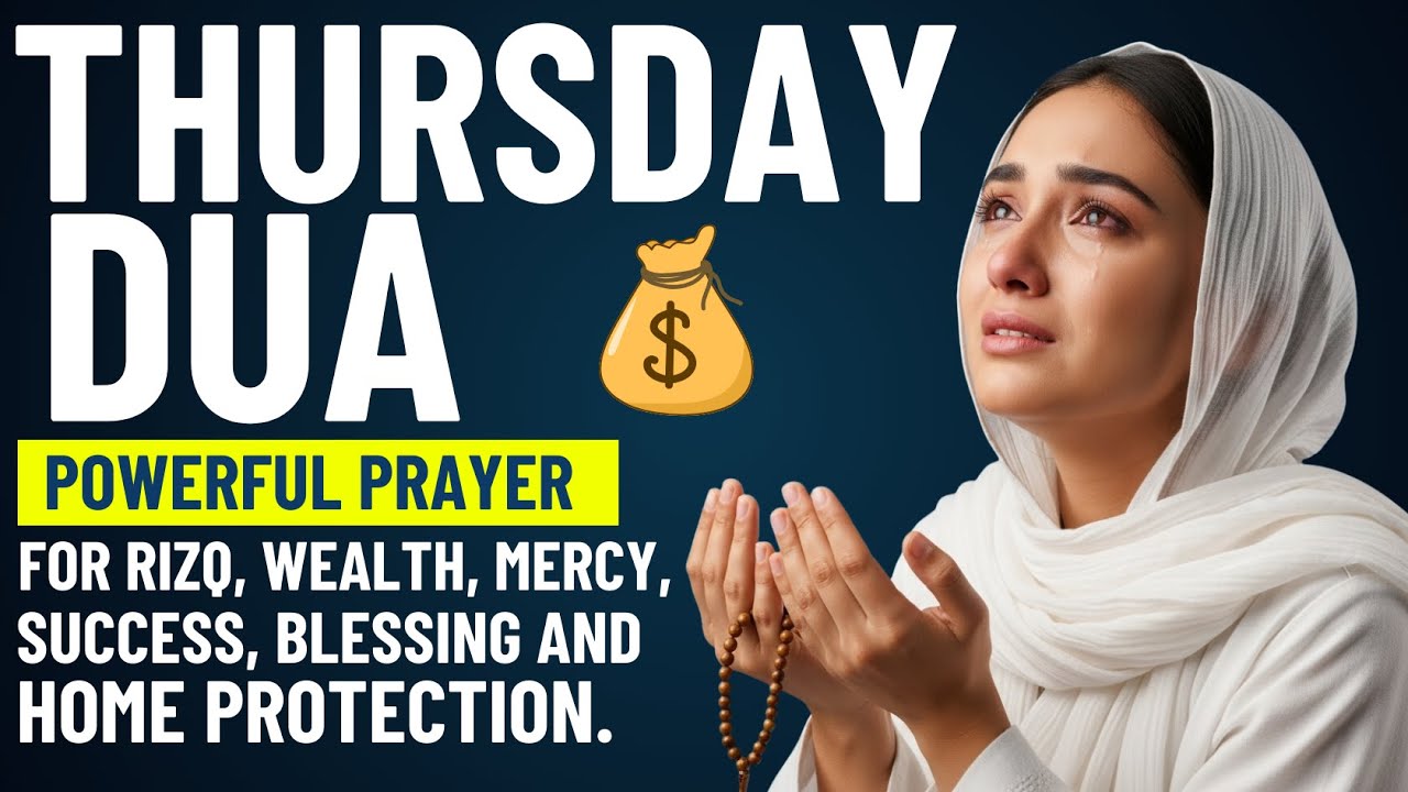 THURSDAY DUA | A Powerful Prayer to Open the Doors of Rizq and Stay Under Allah’s Protection