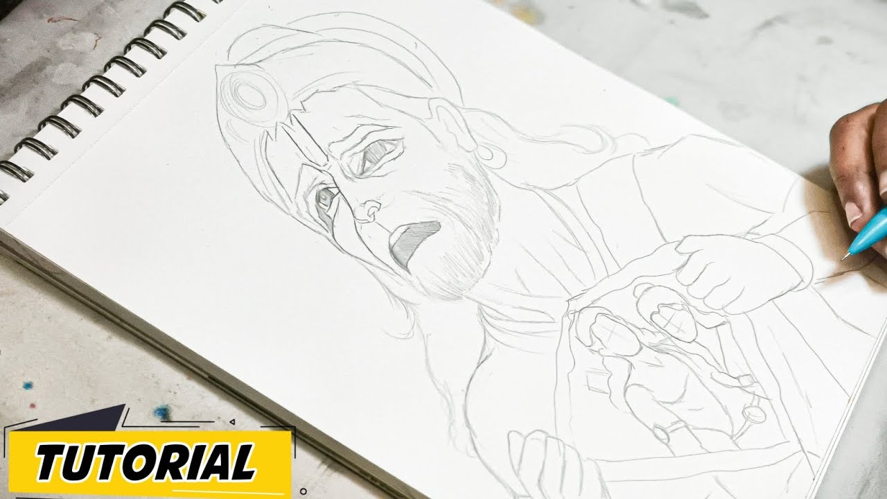 Draw With Me - Cute Style Hanuman Ji Drawing, Hanuman Ji Drawing, Outline Tutorial 😍