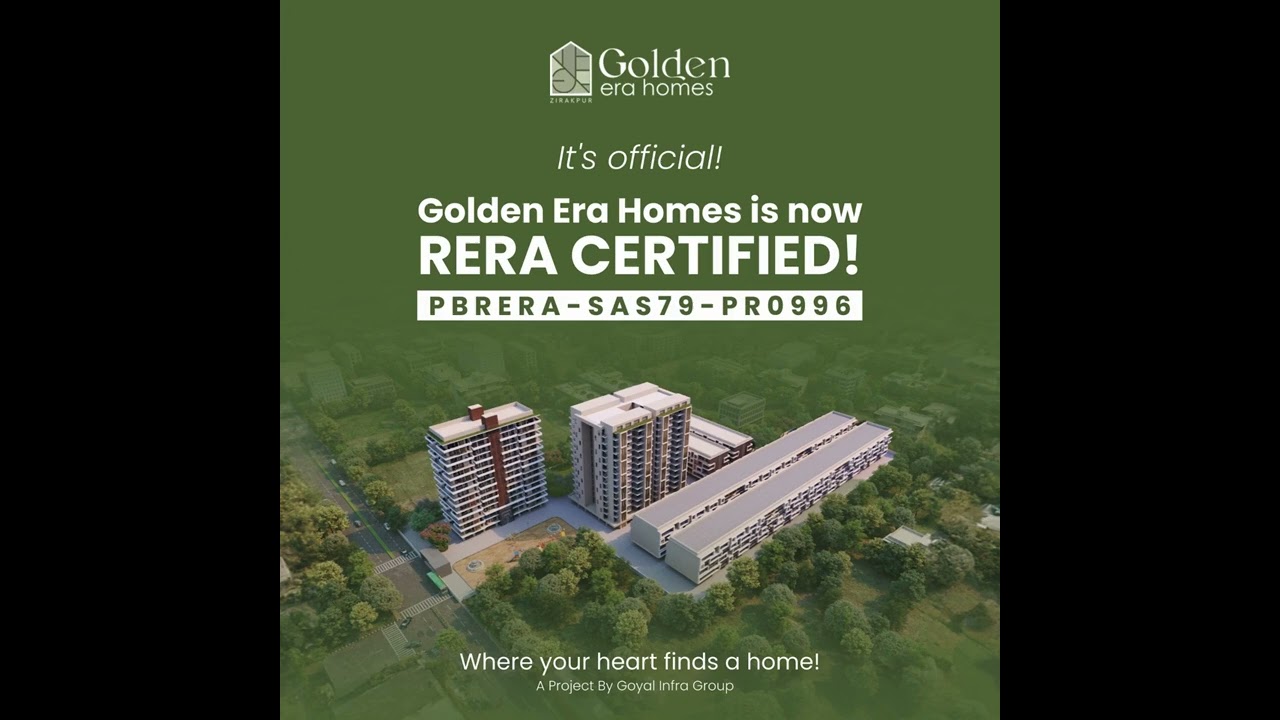 RERA Certified Real Estate Project | Golden Era Homes #realestate #reraapprovedproject #reraapproved