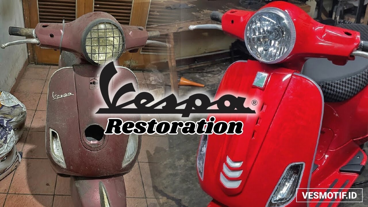 FULL RESTORASI‼️VESPA LX 2V 150 | VESPA MATIC RESTORATION | BY VESMOTIF.ID
