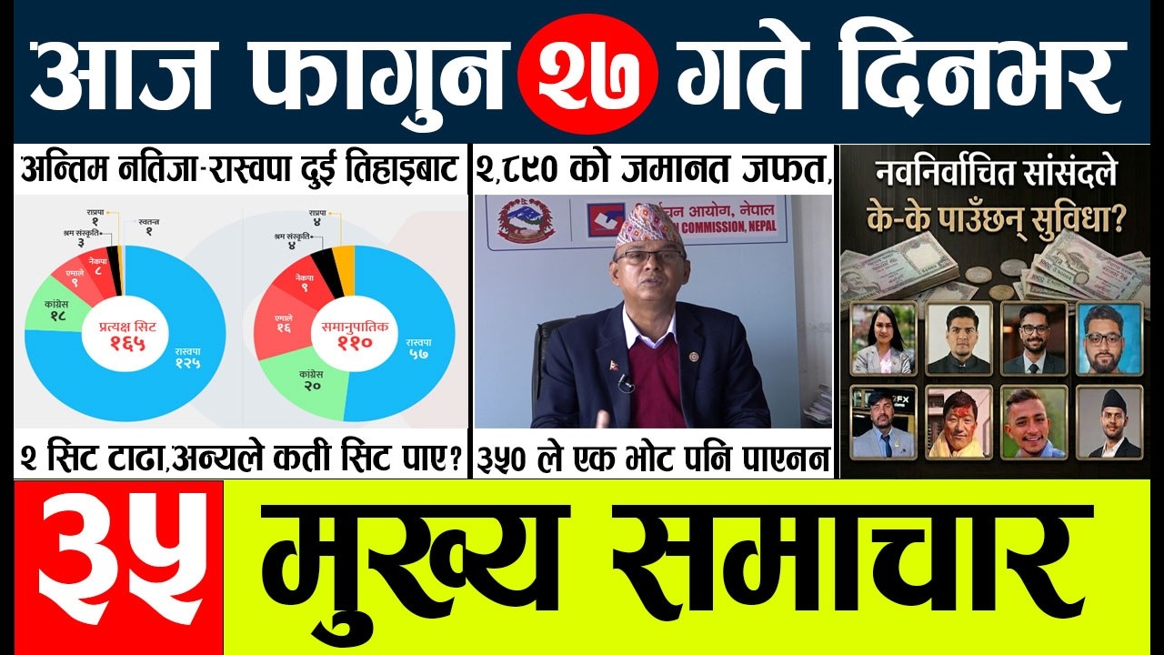 News🔴today nepali news aaj ka mukhya samachar taja
