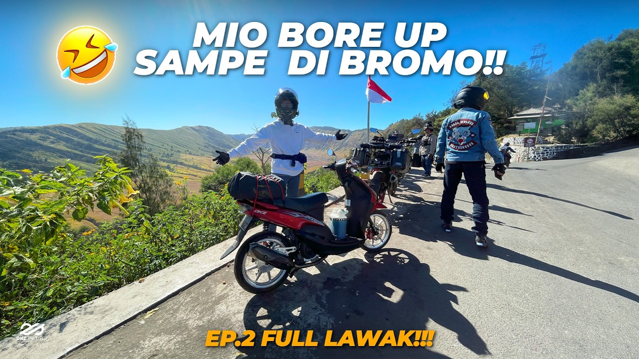 MIO TOURING SYAHDU DAN LAWAK JADI SATU! I Ep.2 Jakarta - Bromo.
