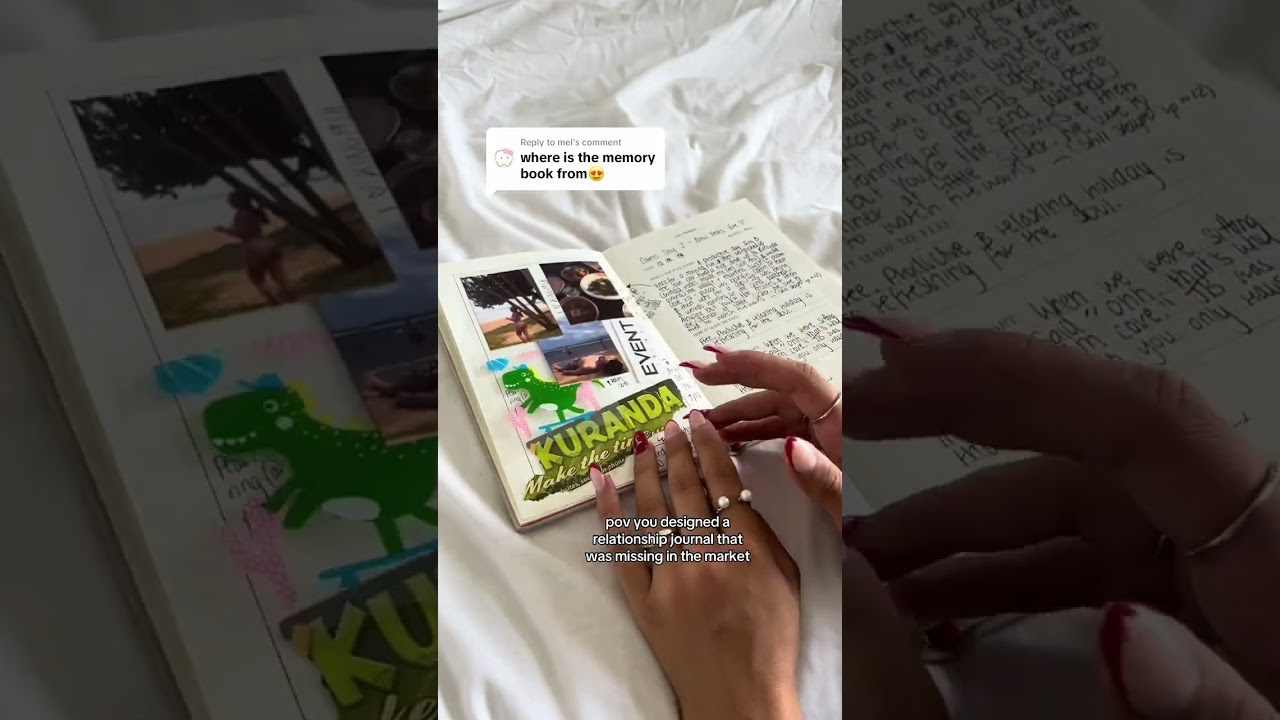 DIY couple memory journal for boyfriend || The Perfect Gift and Keepsake