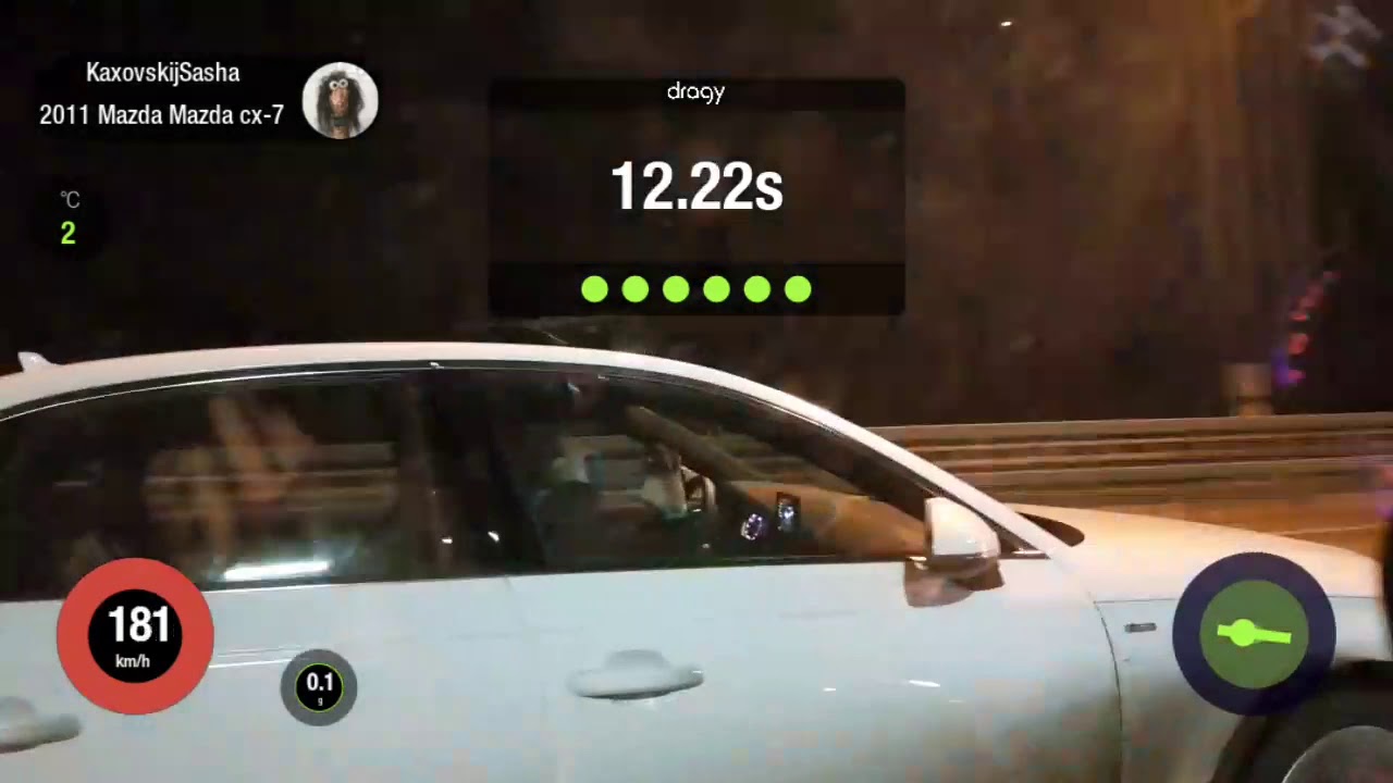Mazda cx-7 ~285hp vs AUDI A4 249hp