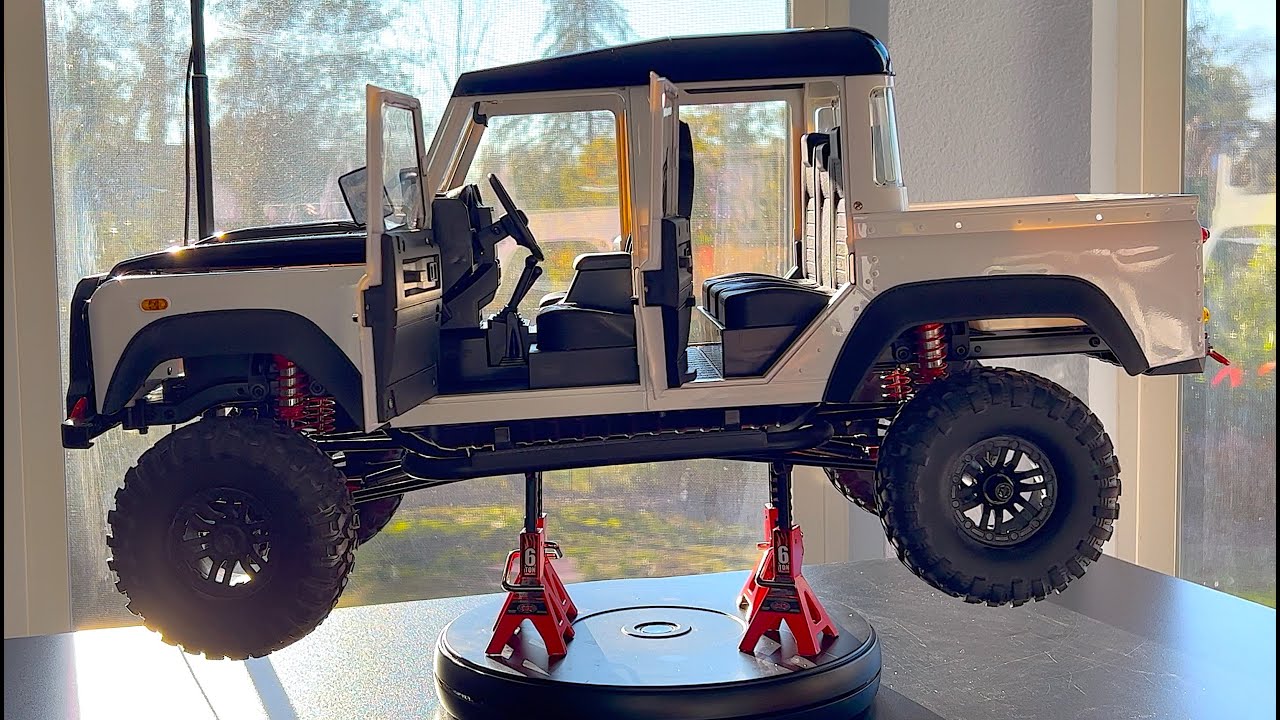 RC Unboxing & RC Upgrade Double E D110 Land Rover Defender Scale Crawler