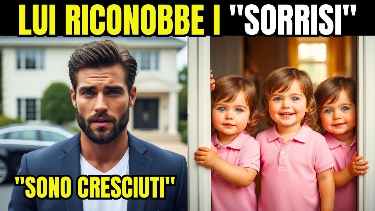 IL MILIARDARIO TORNA DOPO 4 ANNI. TROVA LE TRIGEMINE CON IL SUO STESSO VISO!