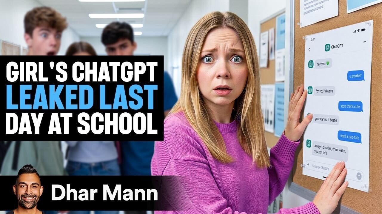 Переписка девочки в ChatGPT СЛИТА в последний день школы | Dhar Mann Studios