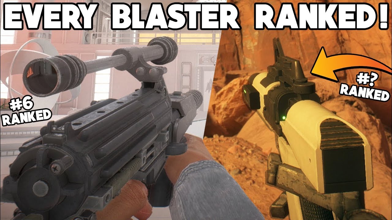 ALL 16 STAR WARS BATTLEFRONT 2 BLASTERS RANKED FROM WORST TO BEST! (2019)