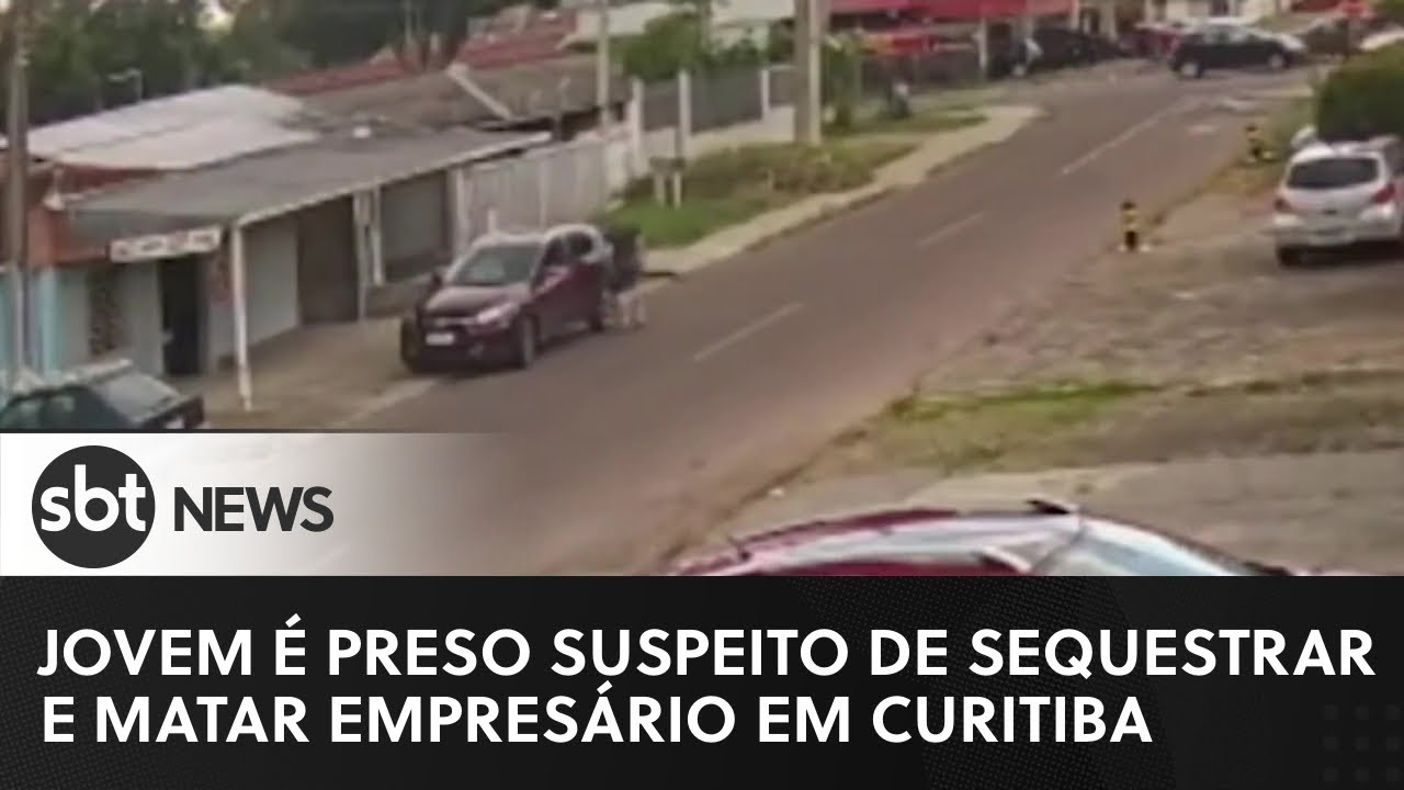 Jovem é preso suspeito de sequestrar e matar empresário em Curitiba | #SBTNewsnaTV (13/04/23)