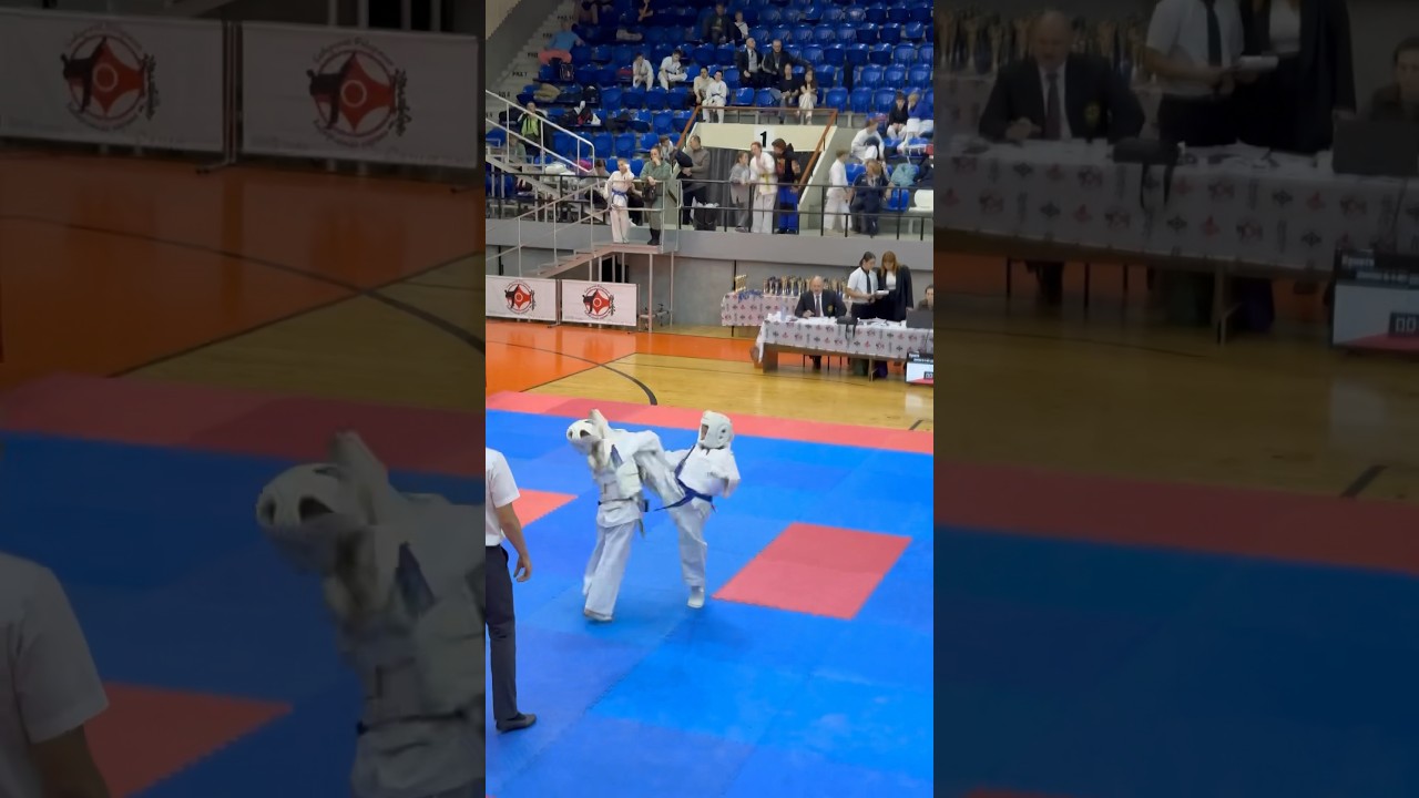 Финал Караваева Виктория 🥇 СФО 2024. #киокушинкай #kyokushin #karate #спорт #shortsvideo #fight