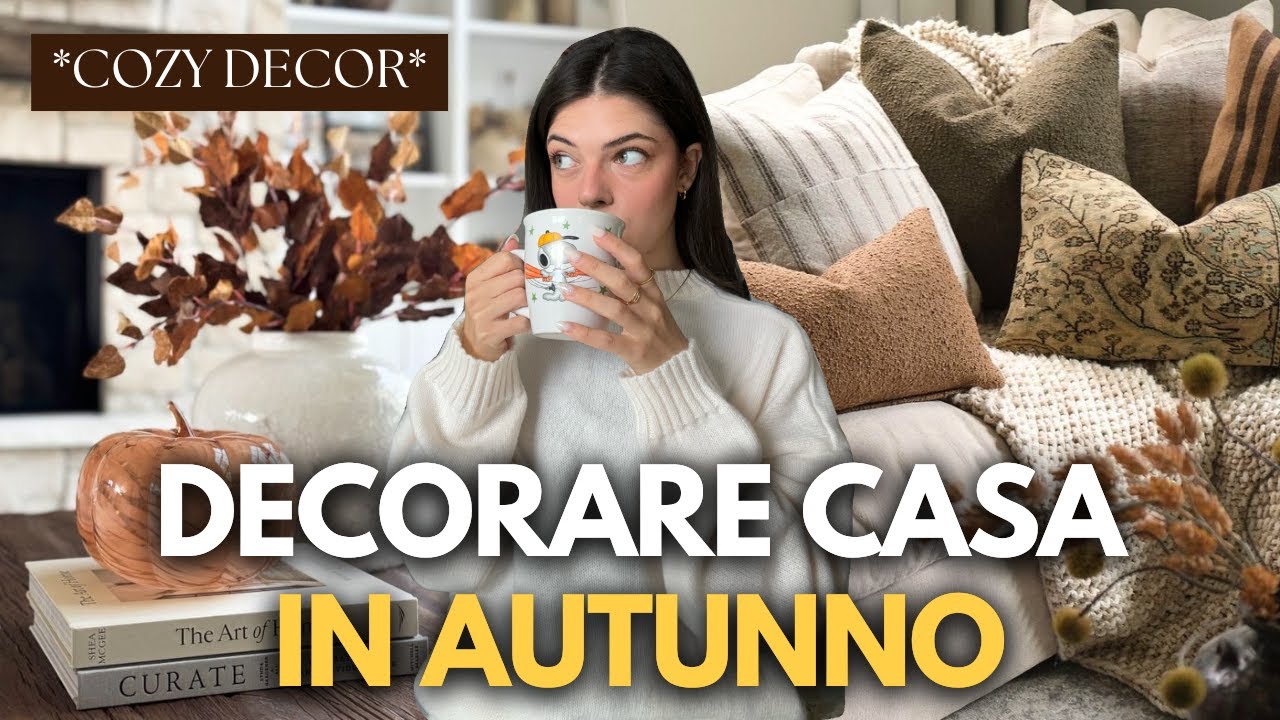 🍁Portare l'AUTUNNO in CASA 🌰 MATERIALI e DECORAZIONI per un'atmosfera cozy *fall aesthetic*