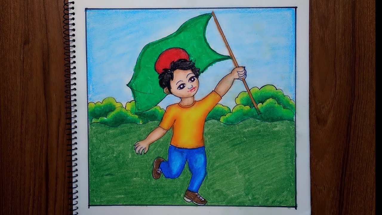 Haw to draw victory day Bangladesh / 16 December drawing / bijoy dibos scenery. 