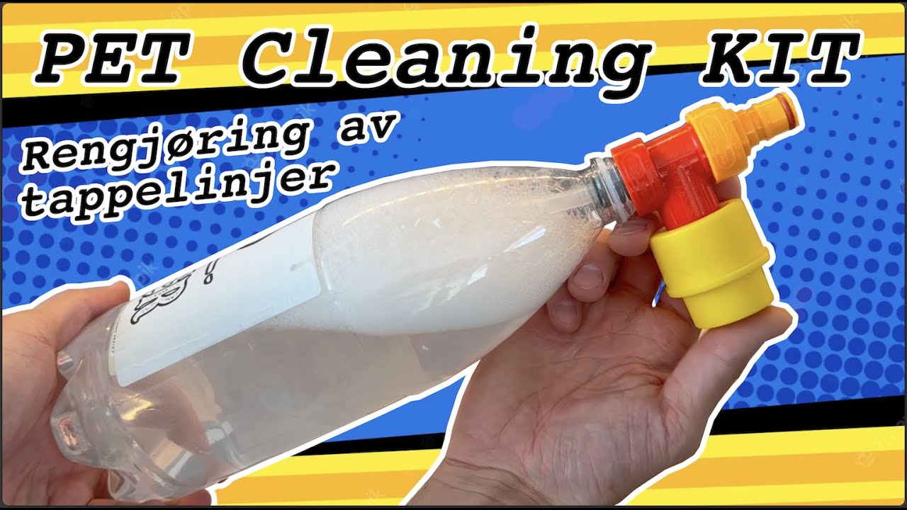 PET Cleaning Kit - Rengj&oslash;ring av tappelinjer