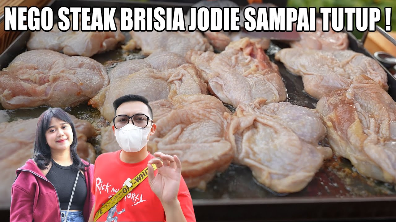 BRISIA JODIE JUALAN STEAK 18 RIBU, SAMPE STOKNYA DI AMBIL SEMUA DI RUMAH !